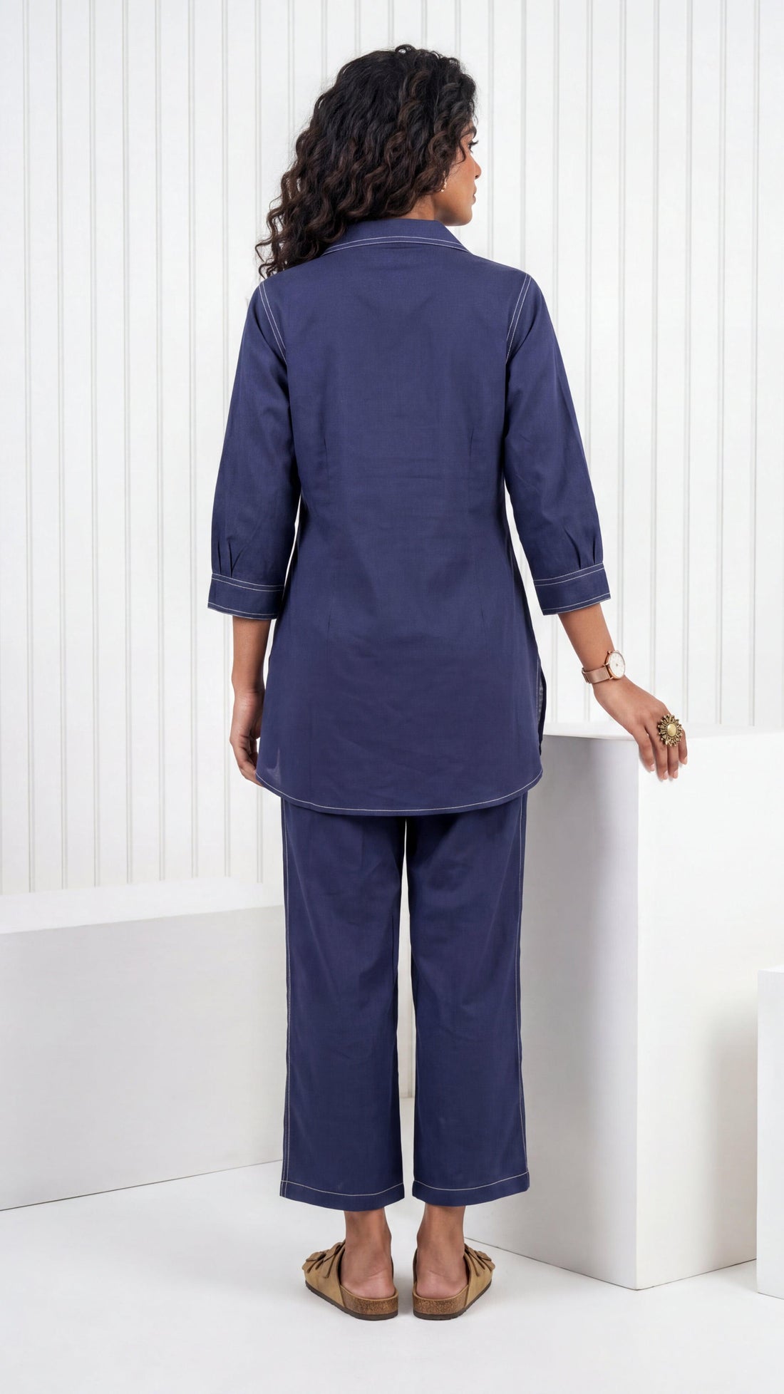 New LONCHING COD-SET  BRAND SHOWROOM PIECE  Full COD-SET 2pcs pure cotton filex  Heavy Embroidery worck   one side pocket
