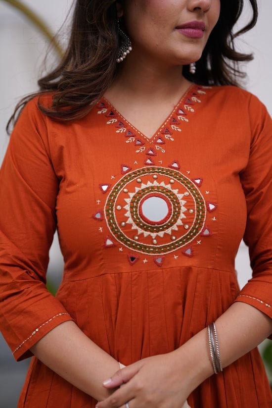 ANARKALI KURTA PANT WITH DUPPATA SET