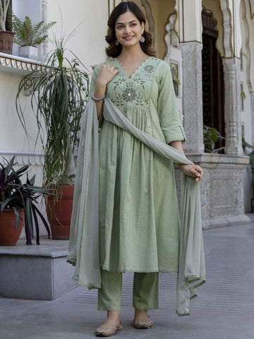 Wastern Wear KURTA PANT WITH DUPPATA SET