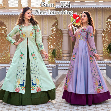 (Pack of 2)Wedding collection lehenga choli (Free Size )🌸